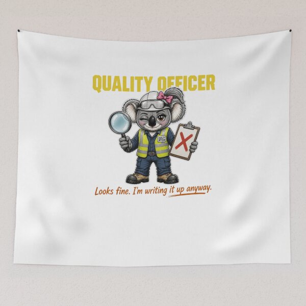 Item preview, Female Quality Officer Koala Looks Fine I'm Writing It Up Anyway designed and sold by RDMOption.