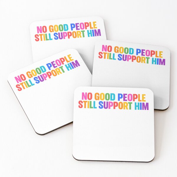 Item preview, No Good People Still Support Him Rainbow Political Satire designed and sold by KireVeronica.