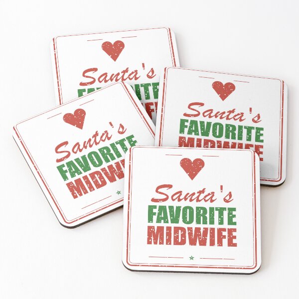 Item preview, Santa's Favorite Midwife – Christmas designed and sold by SpruchwerkShop.