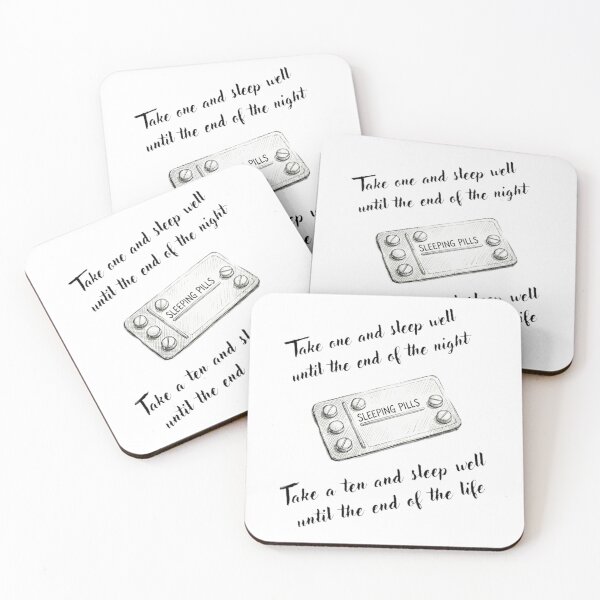Item preview, Permanent Sleep Solution - Dark Humor designed and sold by Stefanrajzer.