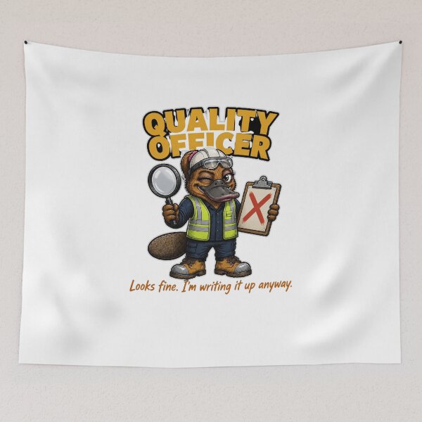 Item preview, Female Quality Officer Platypus Looks Fine I'm Writing It Up Anyway designed and sold by RDMOption.