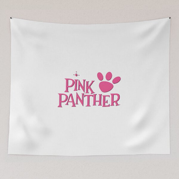 Item preview, Pink Panther Logo with Cute Paw Print designed and sold by Strayplaym.