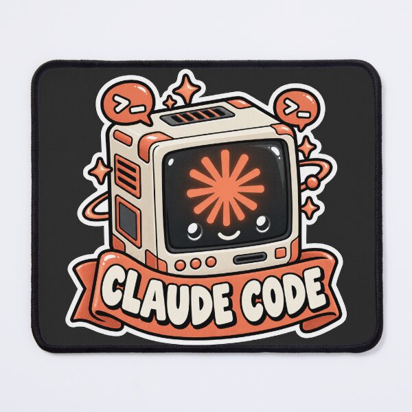 Item preview, Claude Code Terminal Cube Sticker - AI Coding Agent Developer designed and sold by Stick Erify.