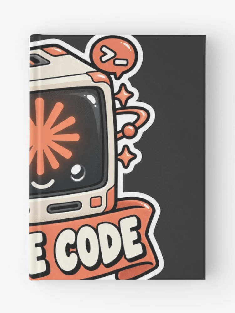 Thumbnail 1 of 3, Journal, Claude Code Terminal Cube Sticker - AI Coding Agent Developer designed and sold by Stick Erify.