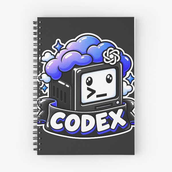 Item preview, Codex Terminal Cube Sticker - AI Coding Agent in the Cloud designed and sold by Stick Erify.