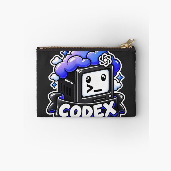 Item preview, Codex Terminal Cube Sticker - AI Coding Agent in the Cloud designed and sold by Stick Erify.