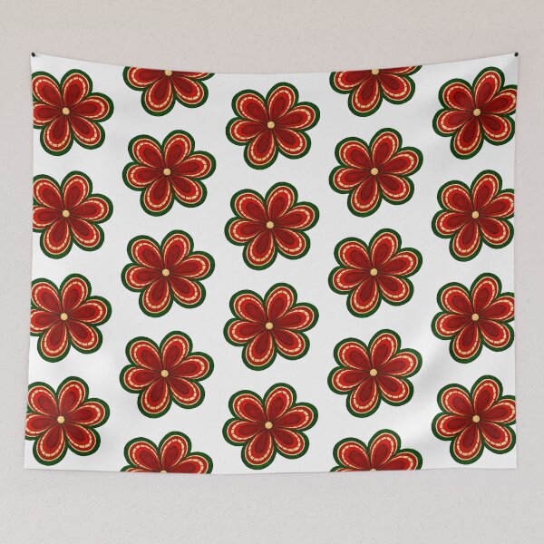 Item preview, Flower In Red Merry Christmas designed and sold by kel72.