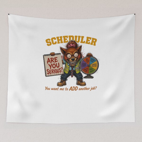 Item preview, Female Scheduler Red Kelpie You Want Me To Add Another Job designed and sold by RDMOption.