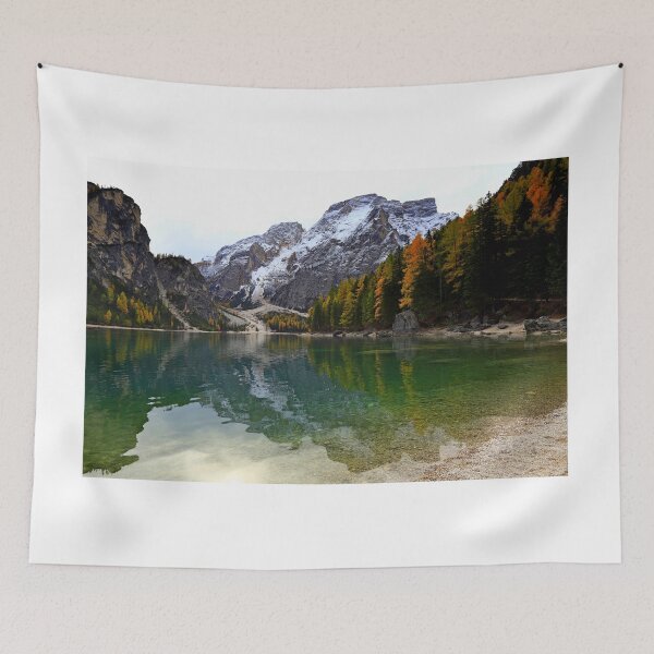 Item preview, Lake Braies in autumn designed and sold by annalisa56.
