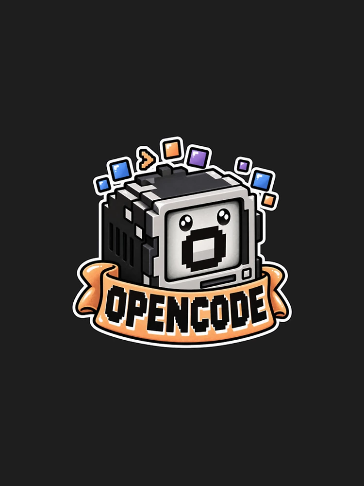 Thumbnail 4 of 4, iPhone Case, OpenCode Terminal Cube Sticker - Open Source AI Coding Agent designed and sold by Stick Erify.
