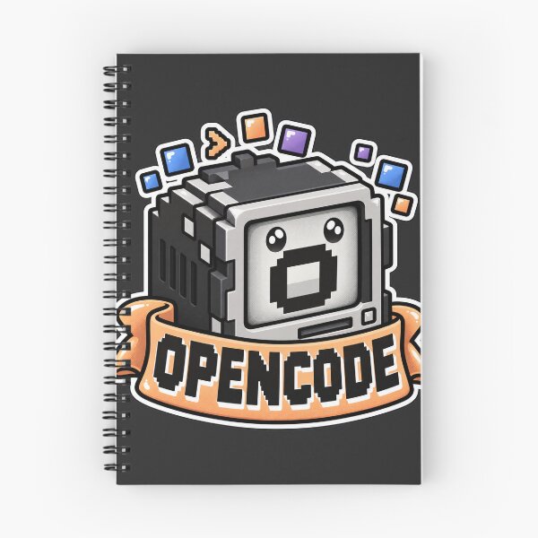 Item preview, OpenCode Terminal Cube Sticker - Open Source AI Coding Agent designed and sold by Stick Erify.