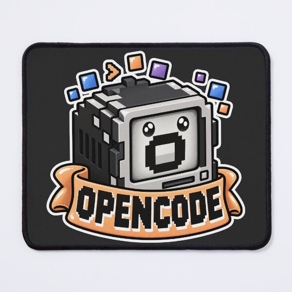 Item preview, OpenCode Terminal Cube Sticker - Open Source AI Coding Agent designed and sold by Stick Erify.