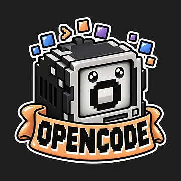 Artwork thumbnail, OpenCode Terminal Cube Sticker - Open Source AI Coding Agent by Stick Erify