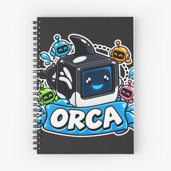 Item preview, Orca Terminal Cube Sticker - AI Agent Orchestrator Whale designed and sold by Stick Erify.