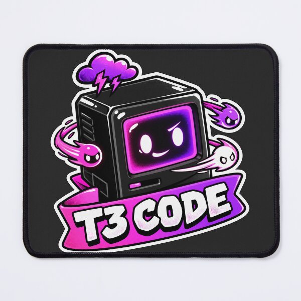 Item preview, T3 Code Terminal Cube Sticker - Ship Fast AI Coding Agent designed and sold by Stick Erify.