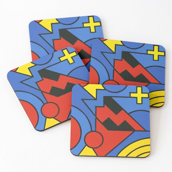 Item preview, Geometric Energy – Colorful Bauhaus Abstraction designed and sold by Eric Nagel.