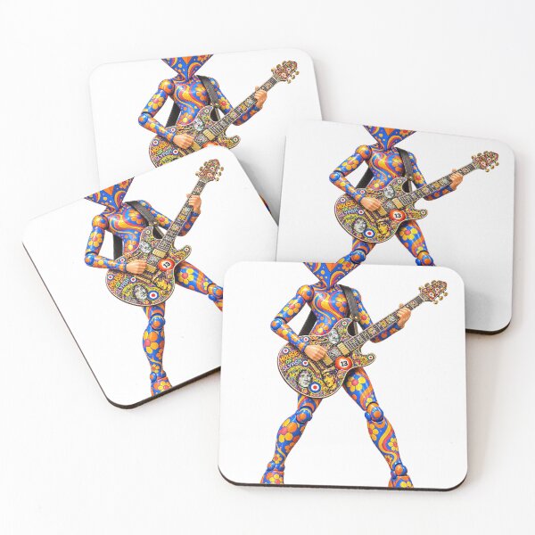 Item preview, Psychedelic Diamond Head Guitarist designed and sold by Slyfish.