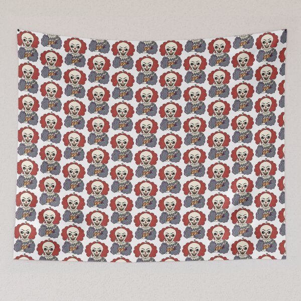 Item preview, Classic Cute Pennywise Clown Character Illustration with Playful Expression designed and sold by johandaniet.