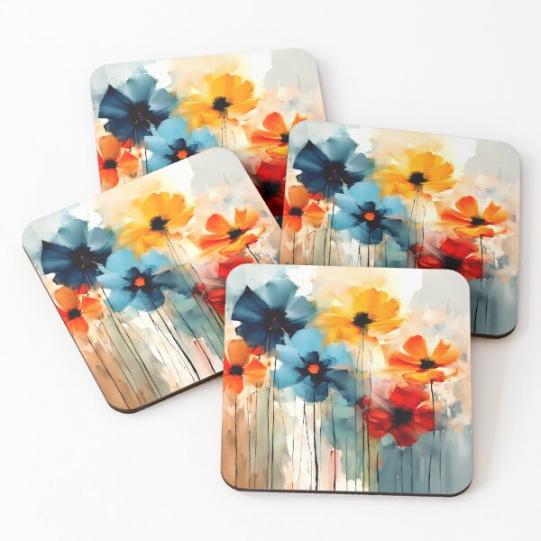Item preview, Vivid Abstract Blossoms designed and sold by PainterlyPlay.