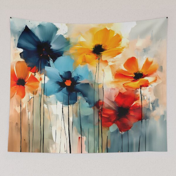 Item preview, Vivid Abstract Blossoms designed and sold by PainterlyPlay.