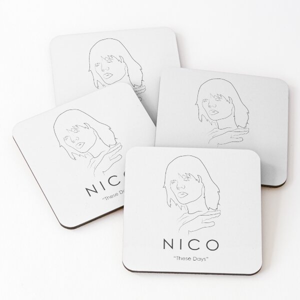 Item preview, Nico These Days Minimalist Line Art Singer Music T-Shirt designed and sold by THE MODA STEREO.