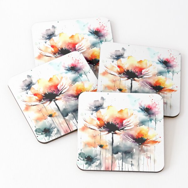 Item preview, Vibrant Abstract Blossoms designed and sold by PainterlyPlay.