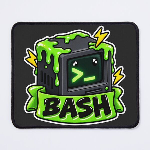 Item preview, Bash Terminal Slime Cube Sticker - Linux Shell Programmer designed and sold by Stick Erify.