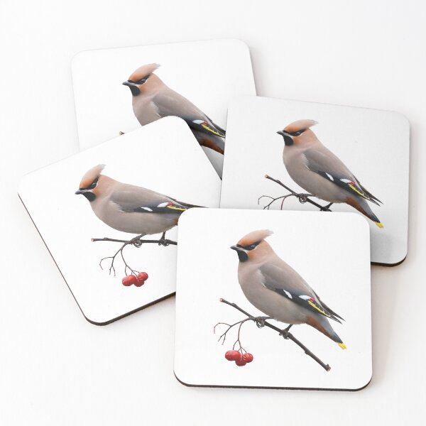 Item preview, Bohemian Waxwing – Winter Bird Portrait designed and sold by Helt-enkelt.