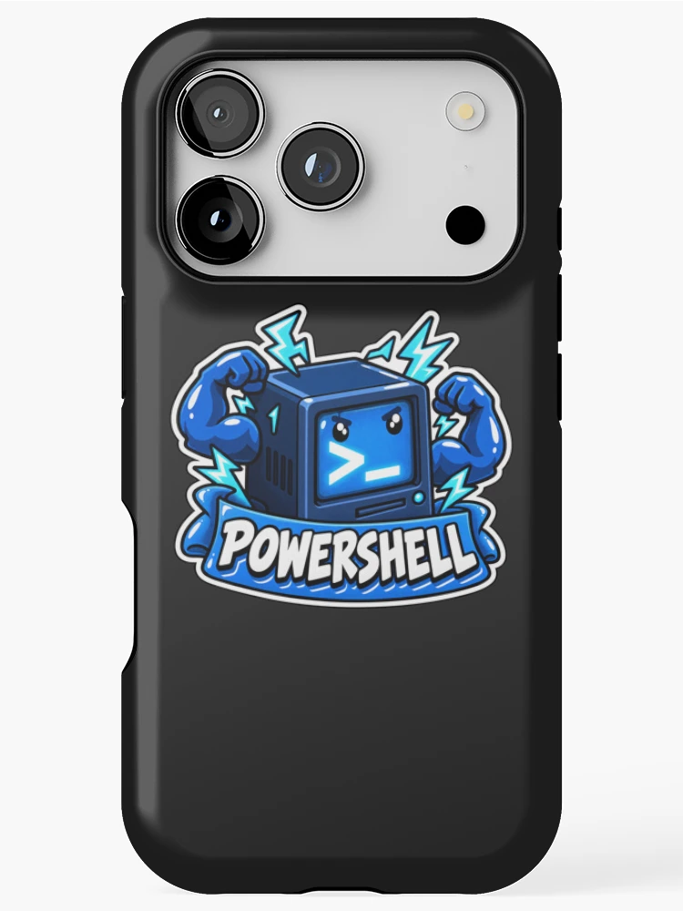 Thumbnail 1 of 4, iPhone Case, PowerShell Terminal Cube Sticker - Windows Shell Programmer designed and sold by Stick Erify.