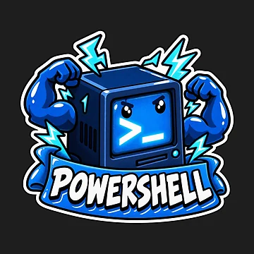 Artwork thumbnail, PowerShell Terminal Cube Sticker - Windows Shell Programmer by Stick Erify