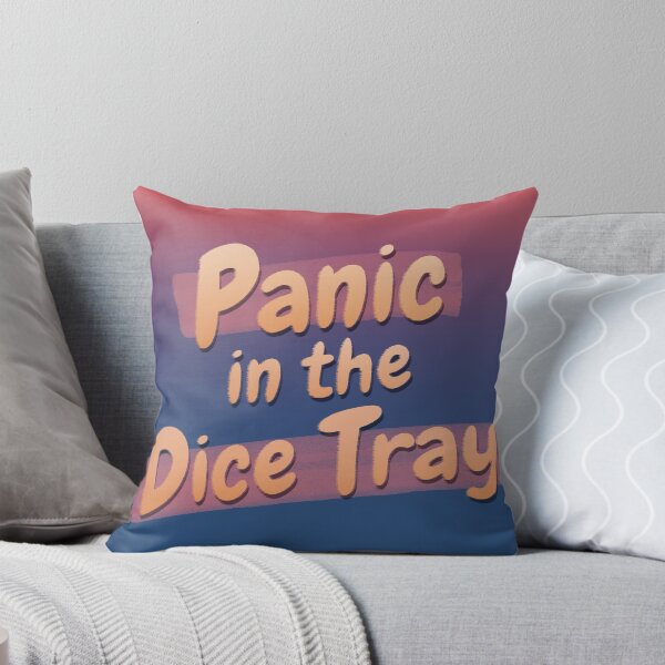 Item preview, Panic in the Dice Tray – Retro TTRPG Humor Design  designed and sold by ttrpgist.