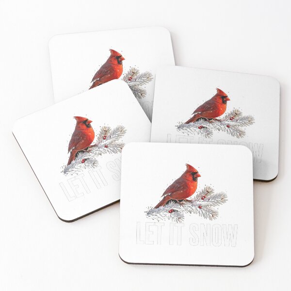 Item preview, Let It Snow Christmas Cardinal — Red Bird Winter Holiday Design designed and sold by Nusrat002.