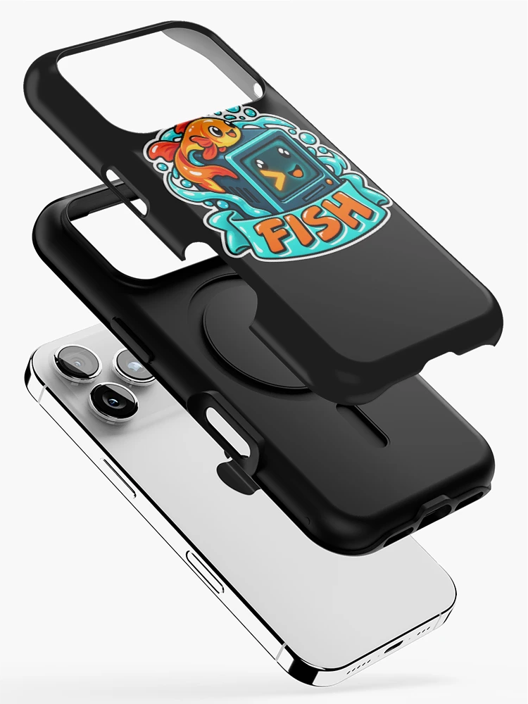 Thumbnail 2 of 4, iPhone Case, Fish Shell Terminal Cube Sticker - Friendly Interactive Shell Coder designed and sold by Stick Erify.