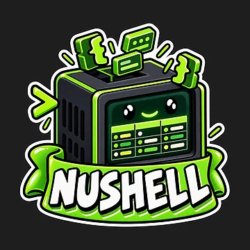Artwork thumbnail, Nushell Terminal Cube Sticker - Structured Data Shell Programmer by Stick Erify