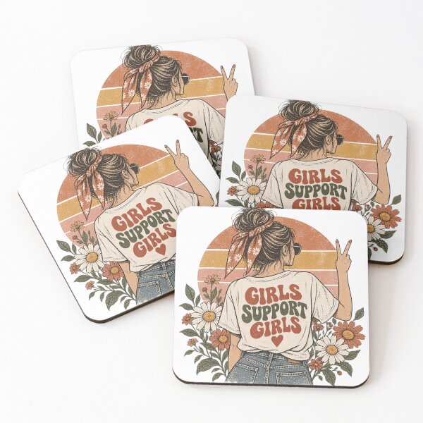 Item preview, "Girls support girls" designed and sold by Fantomatik.
