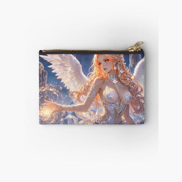 Item preview, Glowing Angel with Crystal Wings and Magic Sparks designed and sold by MysticSpellsArt.