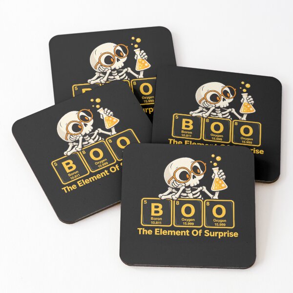 Item preview, Funny Chemistry Skeleton BOO The Element Of Surprise designed and sold by Vermanartist.