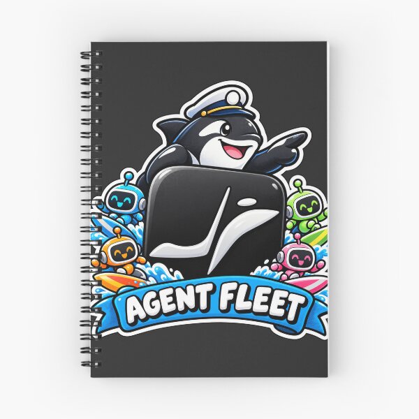 Item preview, Orca Agent Fleet Sticker - AI Coding Agents Orchestrator designed and sold by Stick Erify.