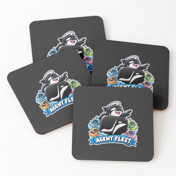 Item preview, Orca Agent Fleet Sticker - AI Coding Agents Orchestrator designed and sold by Stick Erify.