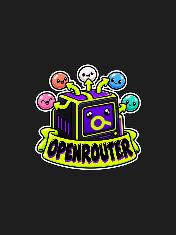 Thumbnail 4 of 4, iPhone Case, OpenRouter Terminal Cube Sticker - One API Many AI Models designed and sold by Stick Erify.