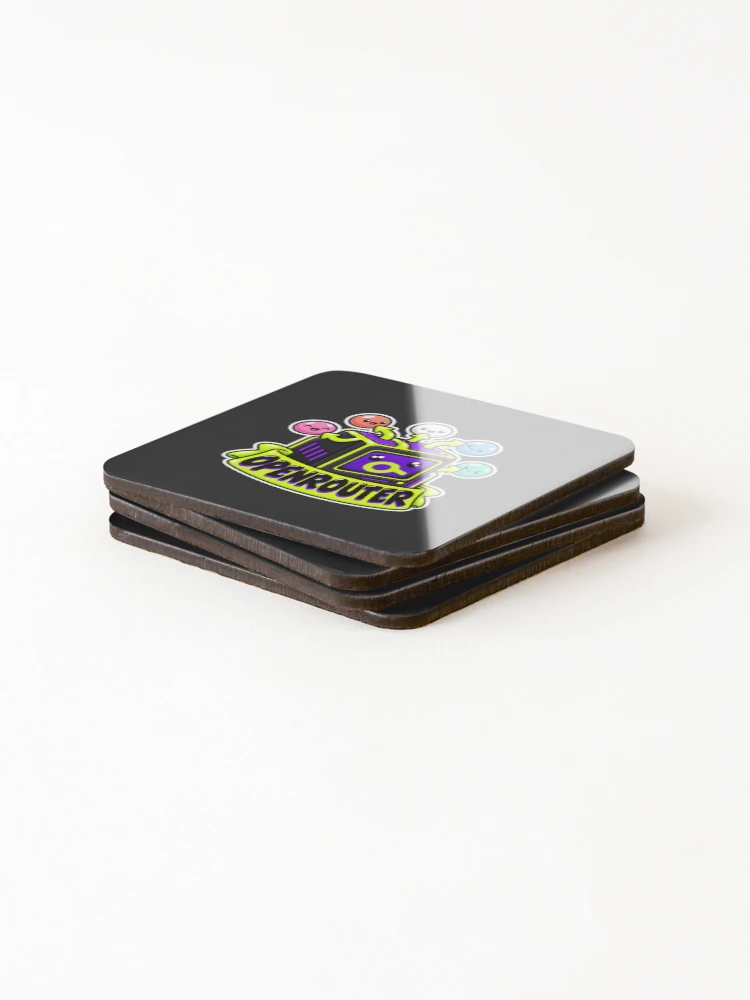 Thumbnail 4 of 5, Coasters (Set of 4), OpenRouter Terminal Cube Sticker - One API Many AI Models designed and sold by Stick Erify.