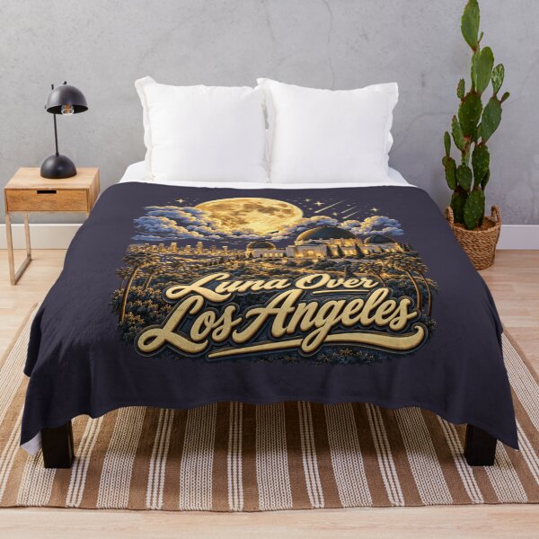Item preview, Luna Over Los Angeles designed and sold by NghiemLuong.