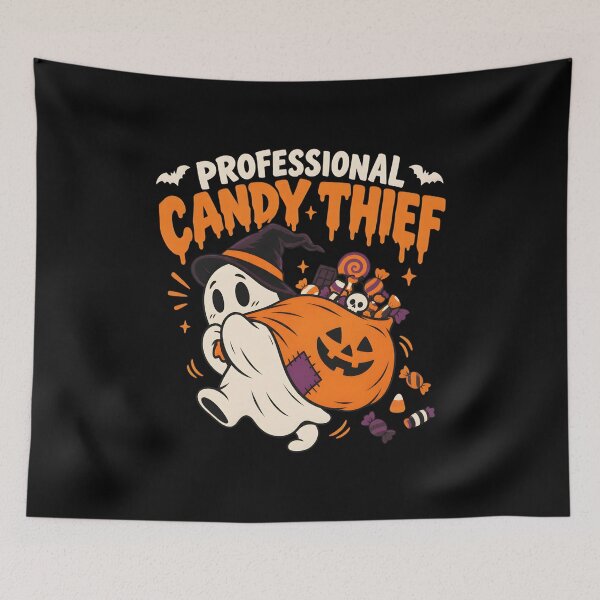 Item preview, Professional Candy Thief Ghost Halloween Art designed and sold by GiaoCalonas.