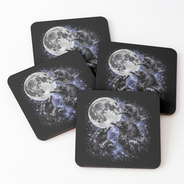 Item preview, Celestial Ravens and Full Moon designed and sold by SassCity.