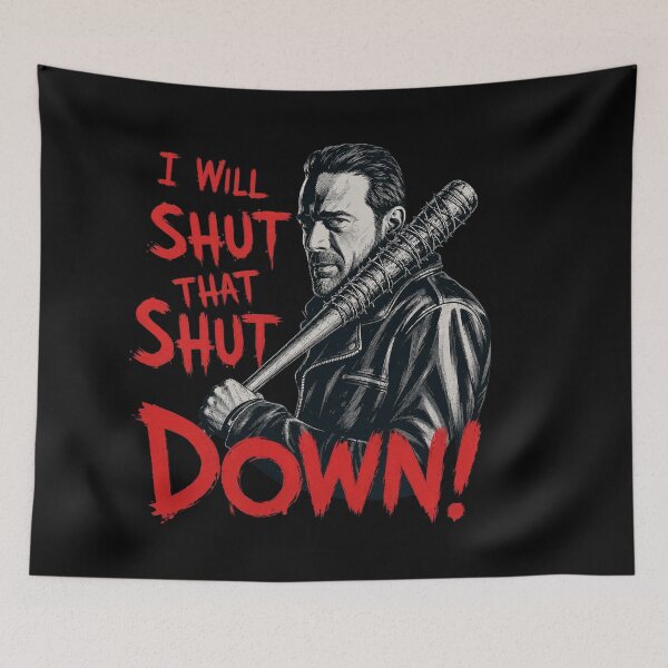 Item preview, Negan Red Grunge Art designed and sold by Almiemono95.