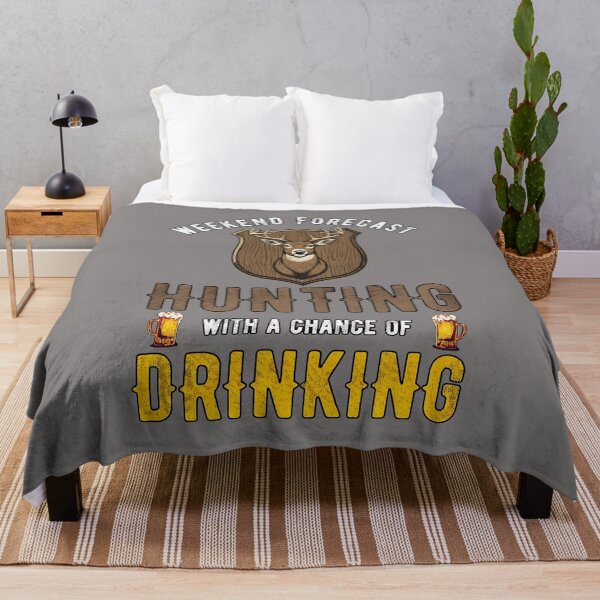 Item preview, Weekend Forecast Hunting Drinking Tee-88 designed and sold by REBECCACLAYDON.