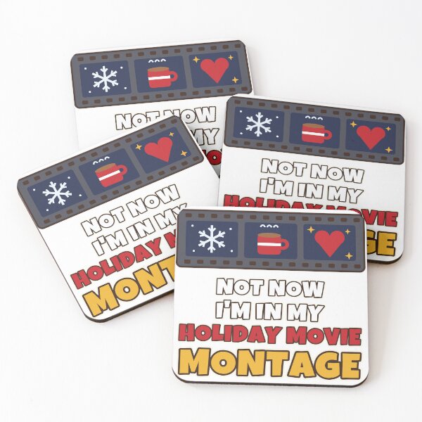 Item preview, Not Now I'm In My Holiday Movie Montage Funny Christmas Movie Lover designed and sold by Bornprints.