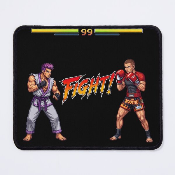 Item preview, Retro 90s Arcade Fighting Game "FIGHT!" Pixel Art designed and sold by Jurand  Creations.