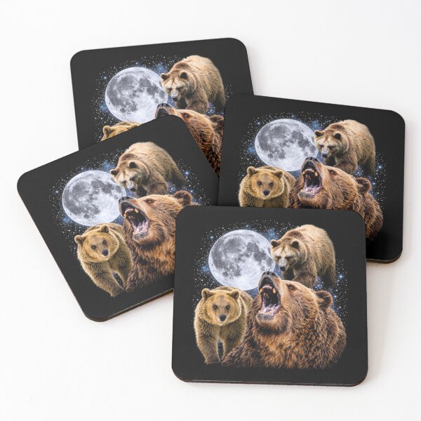 Item preview, Roaring Bears Under Full Moon designed and sold by SassCity.