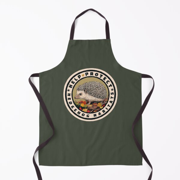 Item preview, Help Protect Hedgehog Habitats | Wildlife Conservation Hedgehog Badge | Nature Lover Hedgehog Gift designed and sold by Pawethic Prints Studio.